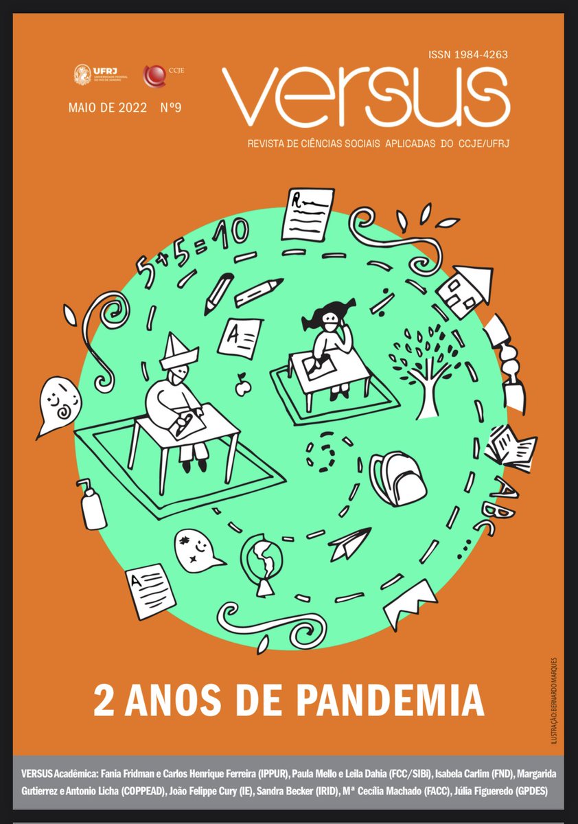 Sobre a questão das aulas na educação básica aqui e em alhures na Pandemia vale a leitura da revista versus.ccje.ufrj.br/rv/VersusN9.pdf do ⁦<a href="/ccje_ufrj/">CCJE / UFRJ</a>⁩ da ⁦<a href="/ufrj/">UFRJ</a>⁩ em especial as entrevistas do prof Antônio Nóvoa; ⁦<a href="/vinicius_wu/">Vinícius Wu / 吳</a>⁩ o artigo de ⁦<a href="/elida_graziane/">Élida Graziane</a>⁩