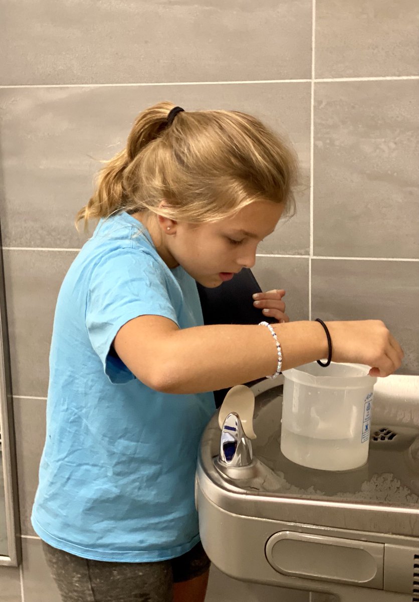 fultondl7's tweet photo. 4th grade scientists learning the importance of temperature monitoring  and patterns by assessing the temp of all the OSE water fountains. #osestars #onelisd #stemed #lisdscience #scienceteacher https://t.co/jzmgVI2fgJ