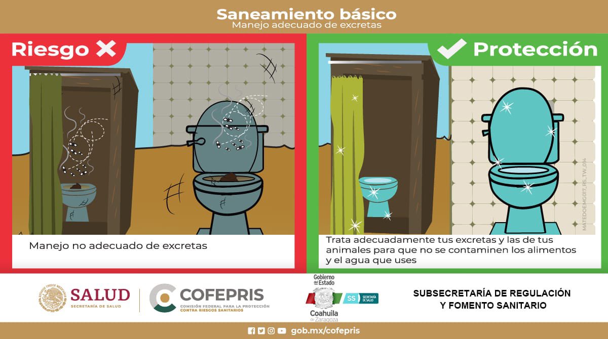 SS_Coahuila's tweet photo. Evita enfermedades, tips de saneamiento básico #FuerteCoahuilaEs https://t.co/98Nrvrh8GX