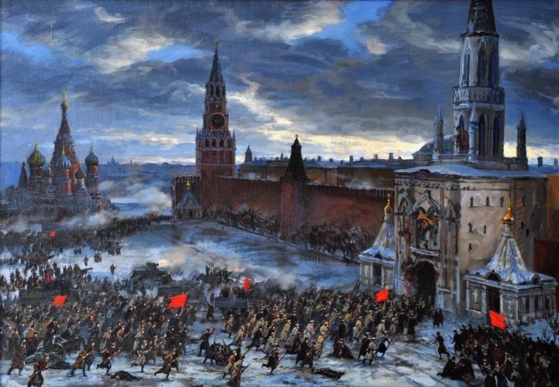 IconSocialista's tweet photo. Tomada do Kremlin em novembro de 1917, Efim Deshalyt. https://t.co/TiqzzNuHEu