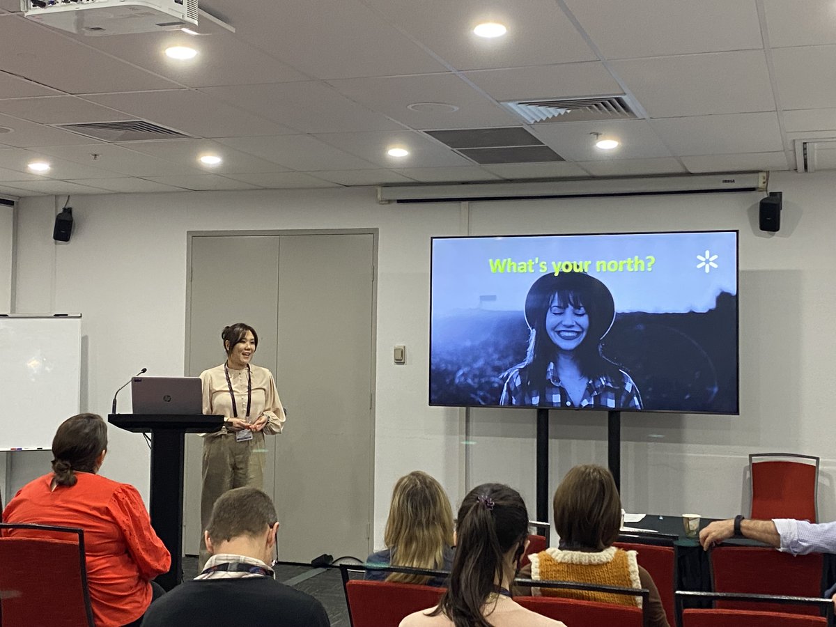 findingnorthau's tweet image. Last week the FNN team presented in Sydney at @themhsorg Conference 2022. Our Project Lead spoke about Finding North. We all have our own North, our own reason, goal, or purpose. #whatsyournoth 
#findingnorthau #findingnorthnetwork #livedexperienceleadership
