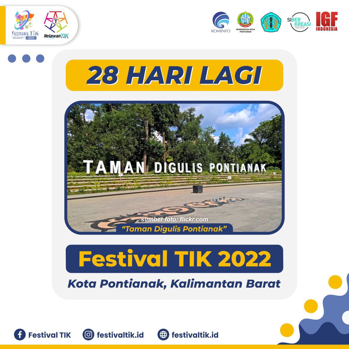 rtik_aceh's tweet photo. Hallo Sobat RTIK Aceh
Selain Tugu Bambu Runcing, spot selanjutnya yaitu Taman Digeulis yang berada tepat di depan Tugu Bambu Runcing.
Taman ini didesign cocok untuk bersantai atau juga bisa menjadi opsi lain untuk tempat olahraga santai.
#BanggaJadiRelawanTIK
#rtikaceh https://t.co/INvSUI7NIS