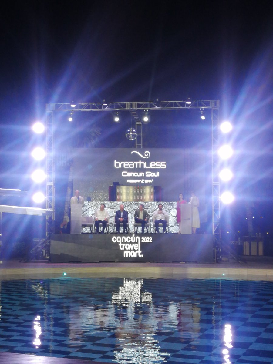#Cobertura| Ya comenzó la 34 ed. Del <a href="/CancunTrvlMart/">Cancun Travel Mart</a> que patrocina el @ahcancunpmeim. La inauguración se llevó a cabo en el #breathlesscancun