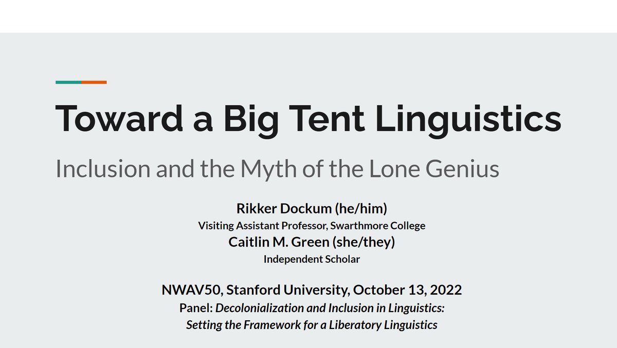thai101's tweet photo. Thanks again for a great @NWAV_50 #NWAV50! @caitlinmoriah and I added our speaker notes to our slides, plus a new final slide with a sign-up link for a copy of the chapter as soon as it's available, and to give feedback. Let's keep the conversations going! https://t.co/9fWcFV2P5F https://t.co/NOI8vw4p0D