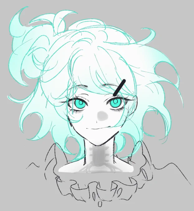 Another monster idol design I've had in my headShe's a banshee named Sara 