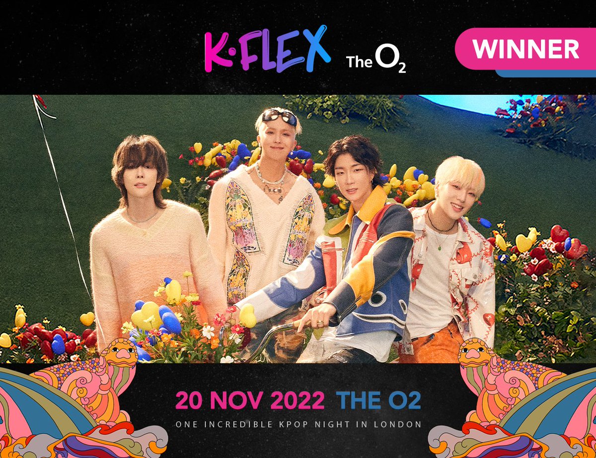 yginnercircle's tweet image. #KFLEX_in_LONDON_O2_ARENA

Meet #WINNER in London!
30 minutes of uninterrupted WINNER time just for #INNERCIRCLE
what songs could WINNER have prepared for KFLEX? Stay tuned. 

#위너 를 런던에서 만나 보세요!
위너는 어떤 노래로 KFLEX를 찾아올까요?

🔗 bit.ly/3RSvw0H