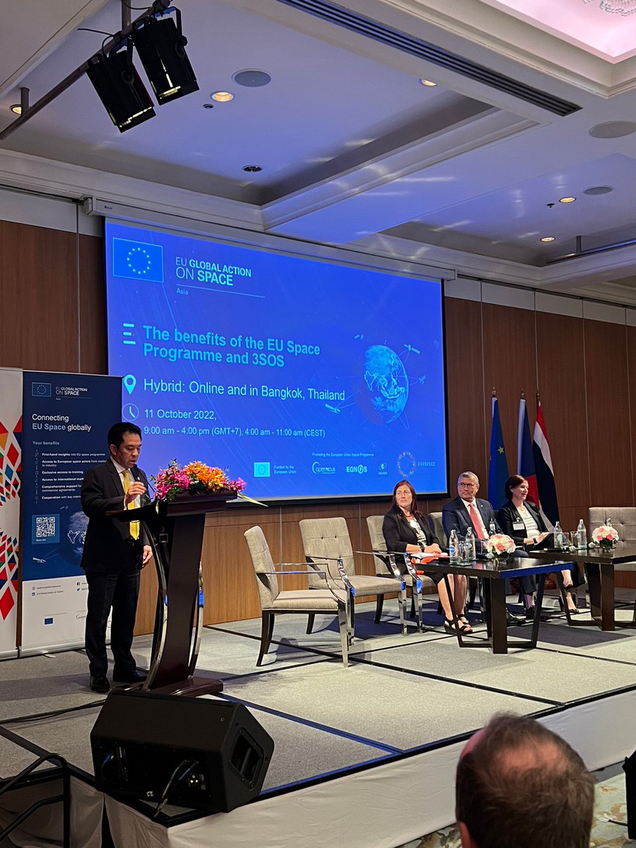 SCGIcenter's tweet photo. 🚀🚀 GISTDA ร่วมกับ EU จัดประชุมวิชาการ The Benefits of the EU Space Programme and 3SOS เพื่อขยายความร่วมมือด้านอวกาศในภูมิภาคอินโด-แปซิฟิก 🚀🚀
เมื่อวันที่ 11 ตุลาคม 2565 ที่ผ่านมา ณ โรงแรม เดอะ เวสทิน แกรนด์ สุขุมวิท กรุงเทพฯ
#GISTDA #SCGI #SCGICENTER https://t.co/GPFlrToJf3