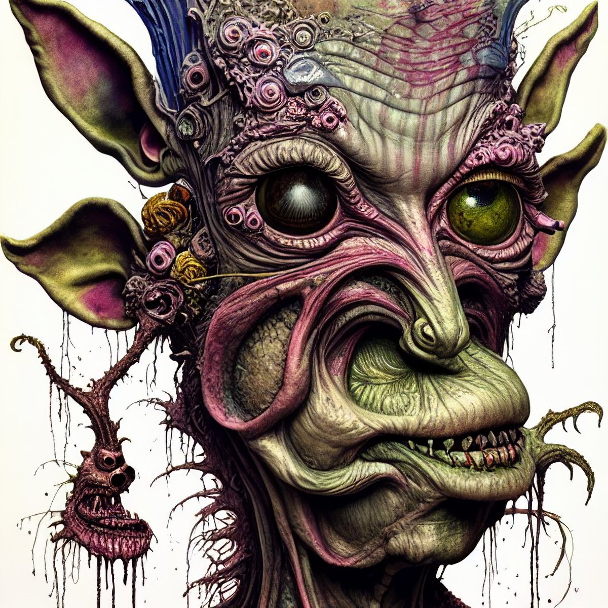 GoblinGrotesque's tweet photo. 🚨Public Mint is Live🚨
Mint👉 https://t.co/u7j0oDTDLJ
This is the last chance✨
You'll get a special prize when you buy a goblin👹
#NFTartists #MINTnft #GoblinTown #Grotesquegoblin #hyperrealstic #tattoo #tatooist #Art #Artist #NFTCommunity #WL #Mintlive #MintingNow https://t.co/AKIo4gYd0f