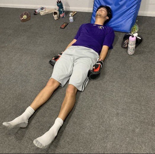 what happens after samiguel finishes training together 
taken by tory 📸