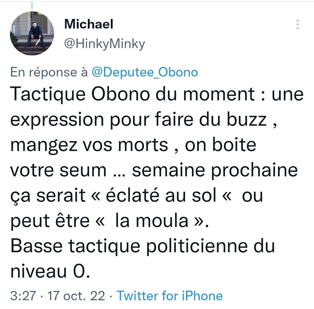Marine Le Pen Peut Elle Battre Macron KiKaDiKoi ? on Twitter: "@HinkyMinky on "boite" votre seum ???? 😂 Bas