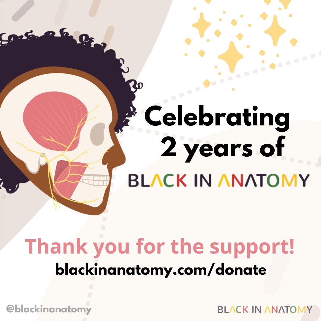 As #BlackinAnatWeek draws to a close, we want to give a huge thank you to all of our followers, supporters, and community members! 

It's been an incredible two years of #BlackinAnat and we are excited to share many more with you in the future. 🥳
