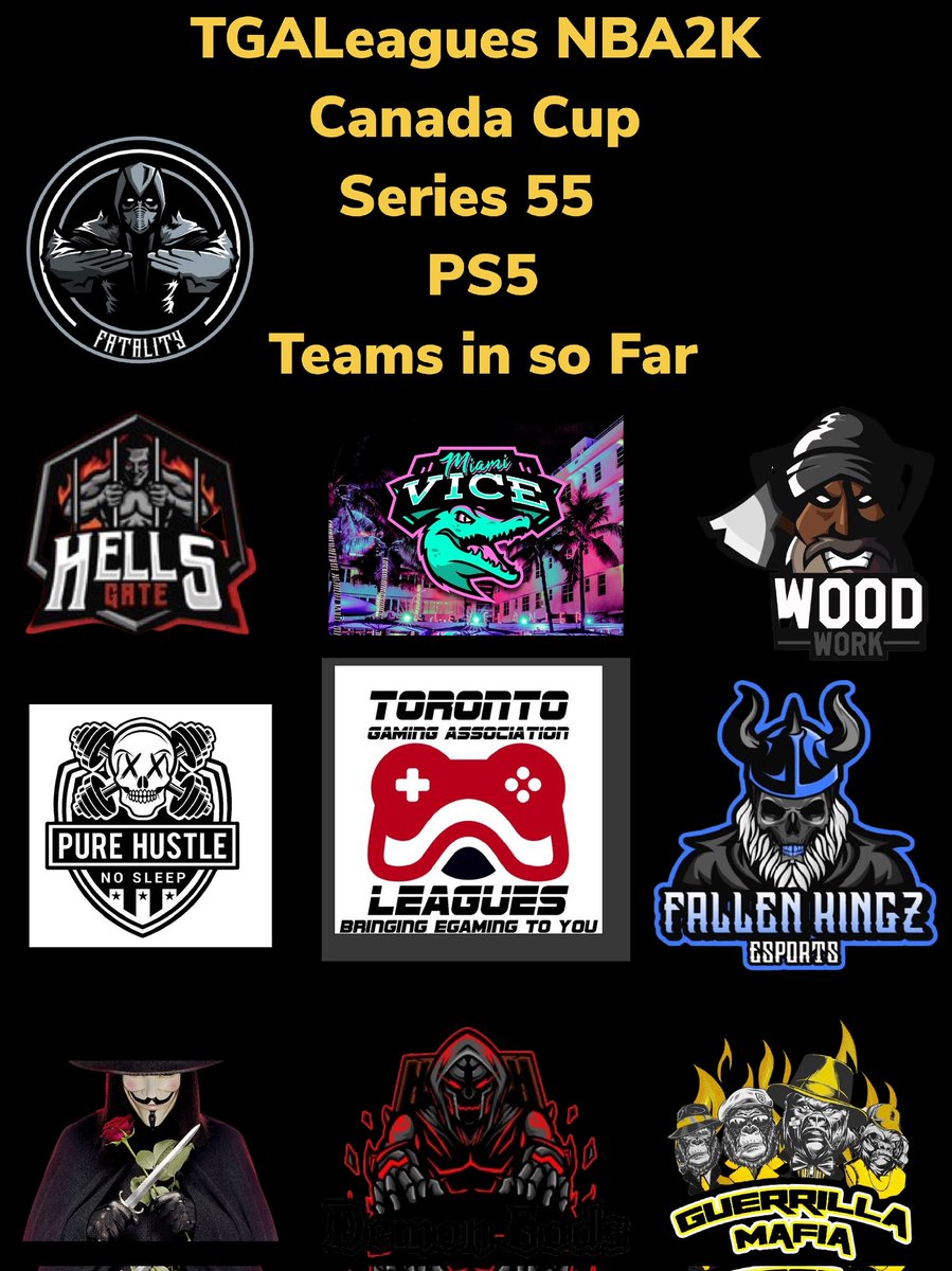 TGALeagues NBA2K Canada Cup Series 55 PS5 9th Team in Fatality WELCOME!!! WHOSE NEXT? SIGN UP NOW!!! #TGALeagues #CANADACUP #NBA2K #SERIES55 #PS5 #5V5PROAM <a href="/LeaguesTGA/">TGALeagues</a> <a href="/Fatality_2K/">Fatality 2K</a>