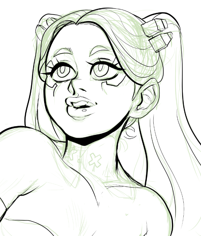 CaptainDuRag1's tweet photo. WiP of Best girl https://t.co/Q6yllzssNC