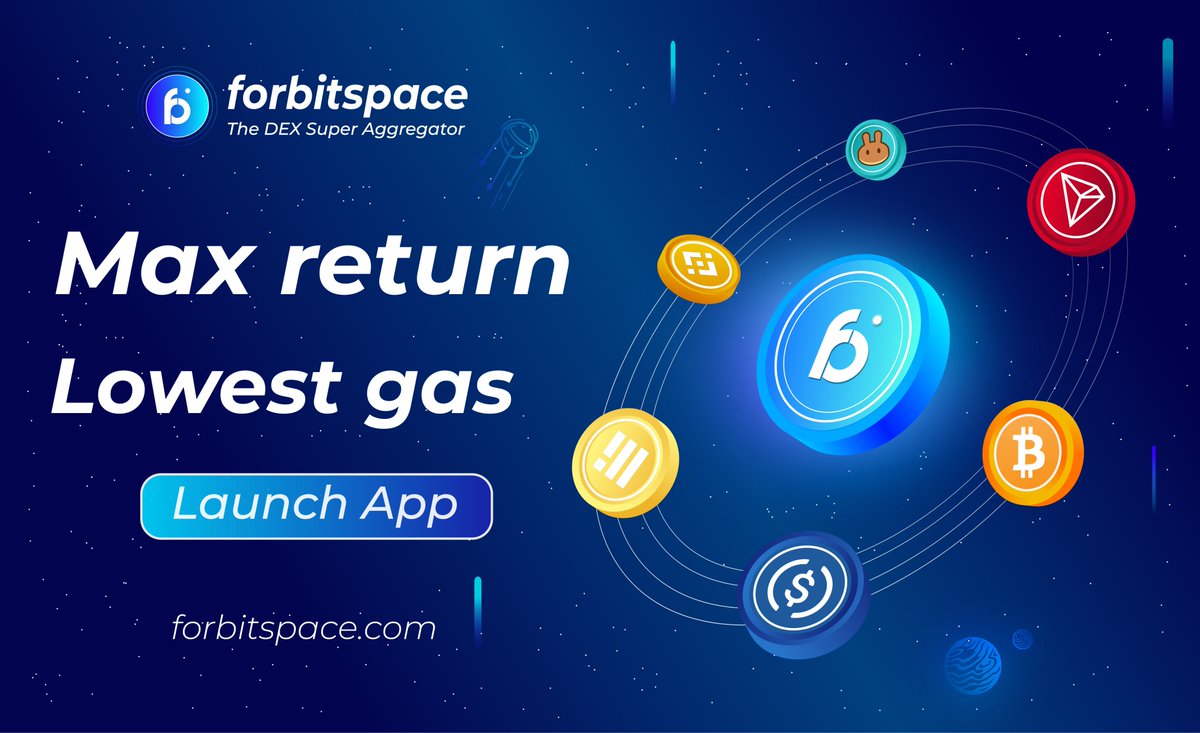 ⁉️𝐂𝐮𝐬𝐭𝐨𝐦𝐢𝐳𝐞 𝐠𝐚𝐬 𝐟𝐞𝐞 𝐢𝐧 𝐟𝐨𝐫𝐛𝐢𝐭𝐬𝐩𝐚𝐜𝐞 

When trading on <a href="/forbitspace/">forbitspace</a>, users can choose 3 default gas levels (min, medium, max) or enter the amount of gas you are willing to pay.

#FBStoken #Blockchain #CryptoNews 
<a href="/BNBCHAIN/">BNB Chain</a> <a href="/ethereum/">Ethereum</a> <a href="/0xPolygon/">Polygon | POL</a> @AVAXDaily