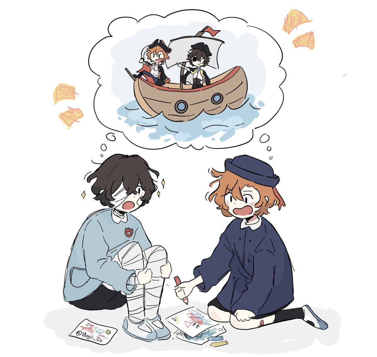Yuyii_Ju's tweet photo. #Chuuya #dazai #BungouStrayDogs #Soukoku https://t.co/joBM2UekpZ
