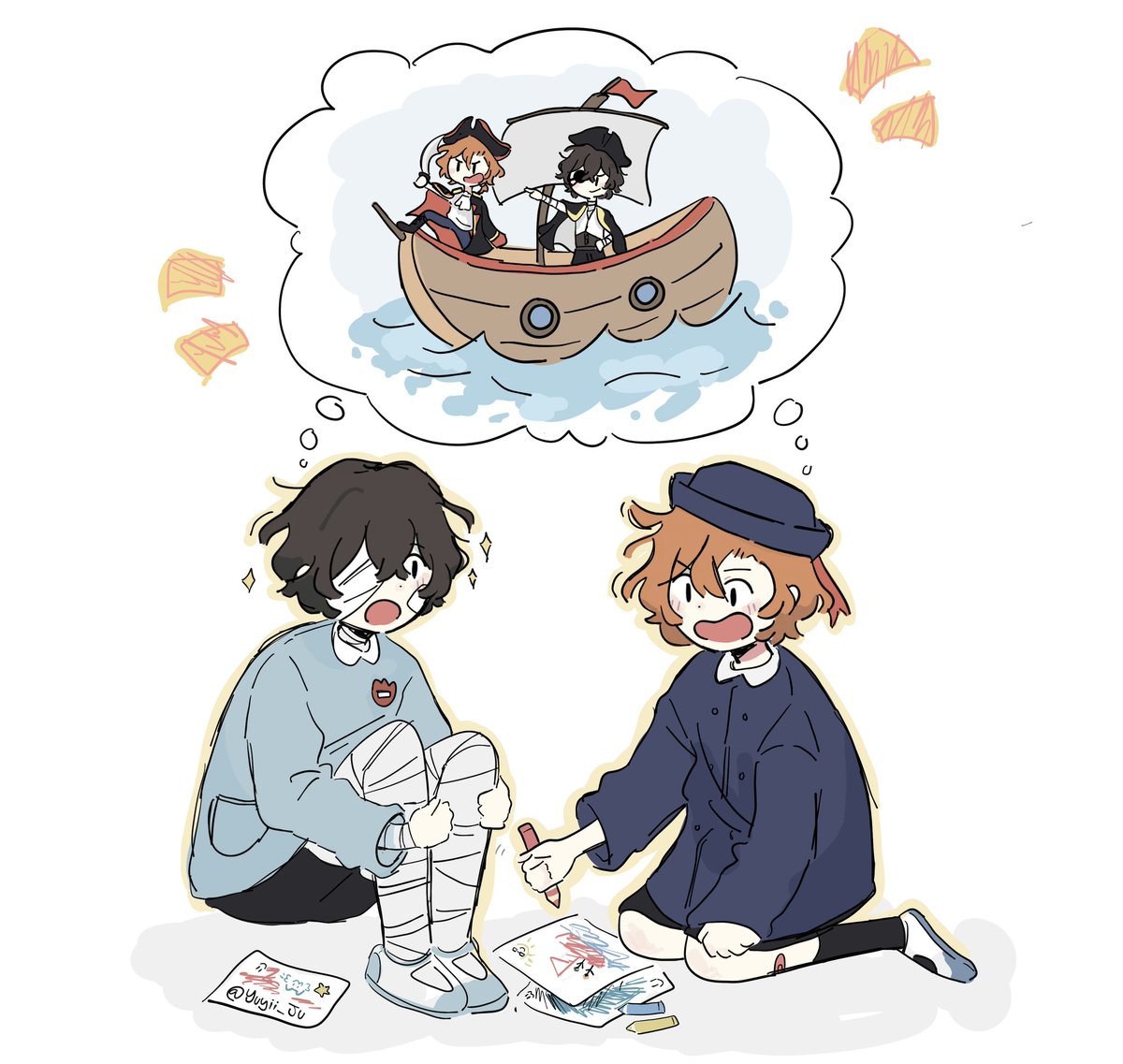 Yuyii_Ju's tweet photo. #Chuuya #dazai #BungouStrayDogs #Soukoku https://t.co/joBM2UekpZ
