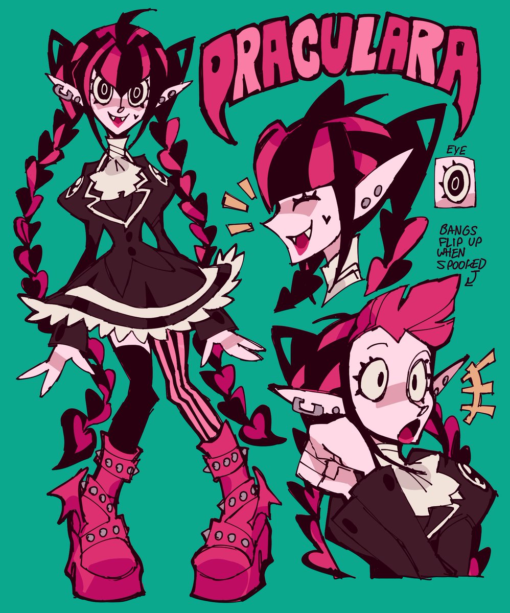 onebadnoodle_'s tweet image. seasonally appropriate time to repost my monster high designs