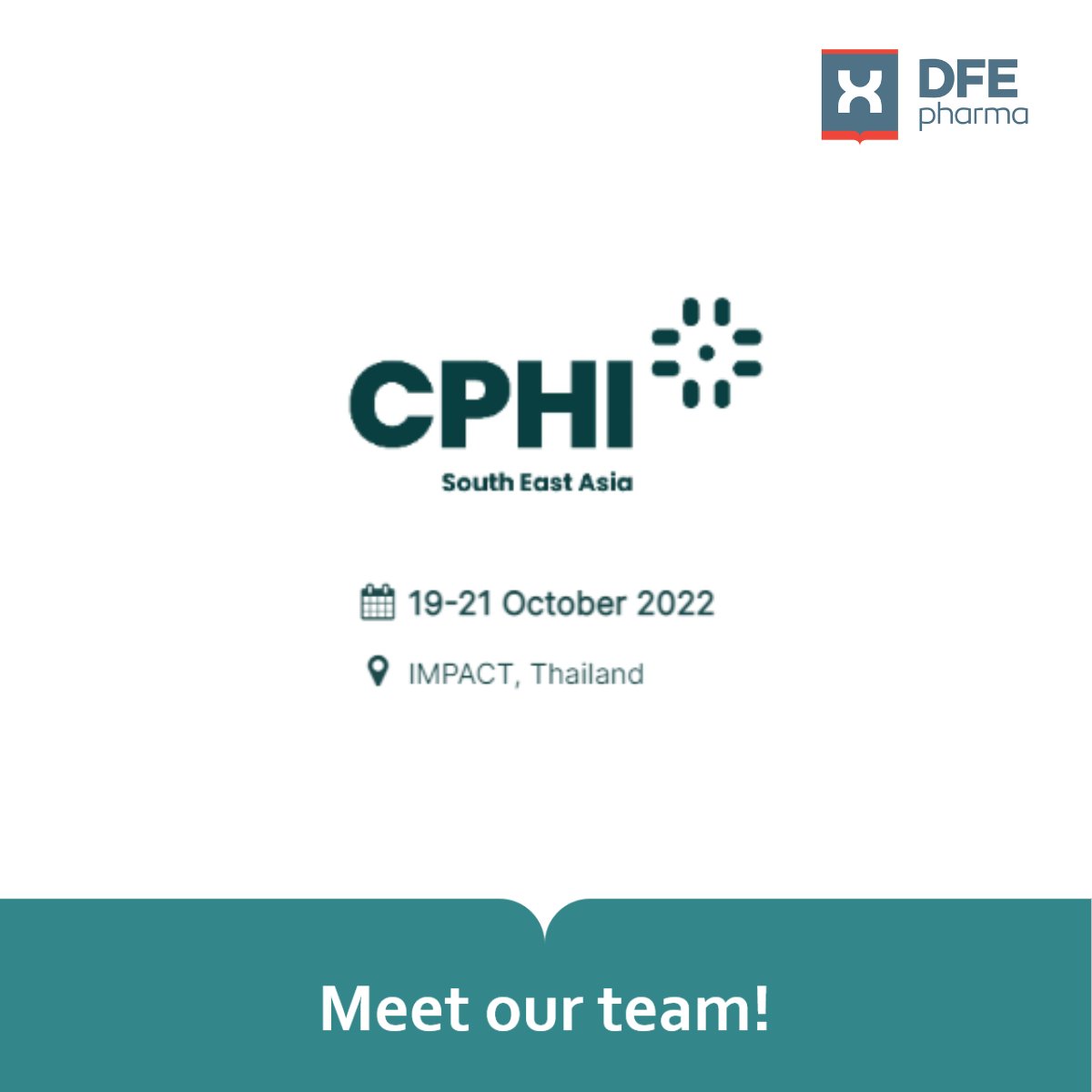 dfepharma's tweet image. #CPHI Southeast Asia is the only end-to-end event in Asia, and we will be there to share our expertise and support you with your #formulation challenges. Rohit Seksaria, Sushil Gupte, and Victor Luong will be happy to meet you in #Thailand. Visit us at Maxway's booth #E01