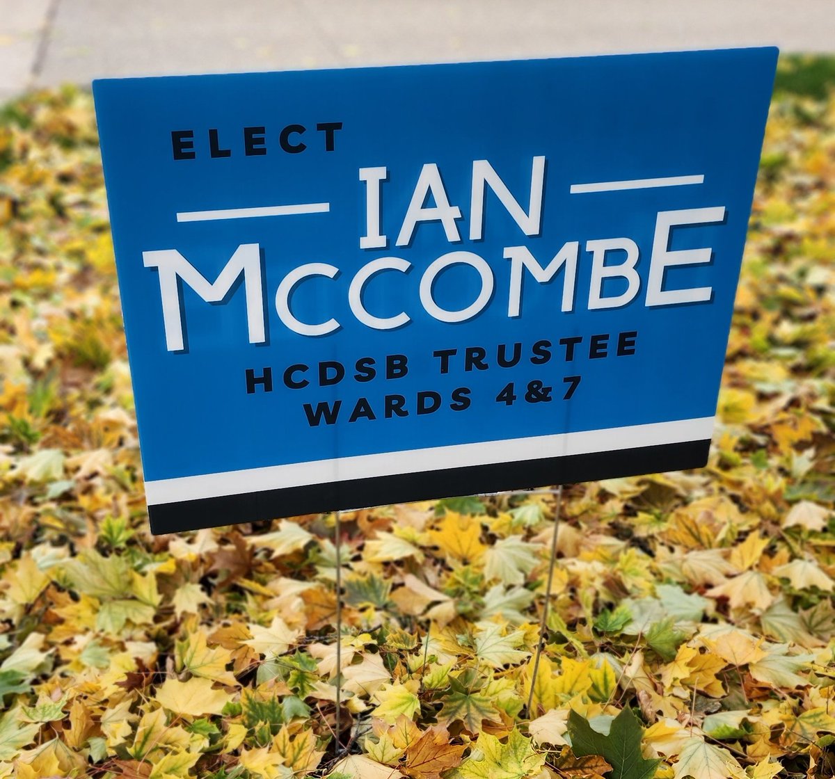 One week until election day! We're in the home stretch but there's still time to show your support.

Learn more at ianmccombe.ca