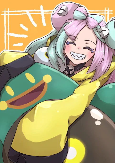 ナンジャモちゃんとハラバリーくん#ポケモンイラスト #pokemon 