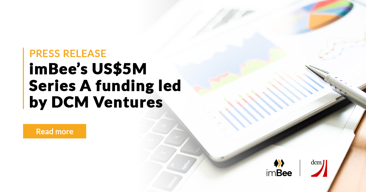 imBee_io's tweet photo. imBee today announced its US $5M in Series A funding led by @DCM_VC and expansion in the Asia-Pacific region to further deliver imBee’s bespoke ‘One-chat Experience’ to elevate enterprise #chatmanagement efficiency across sectors.
Learn more at https://t.co/04i7dtQeL0 https://t.co/RWEZK5JCgD