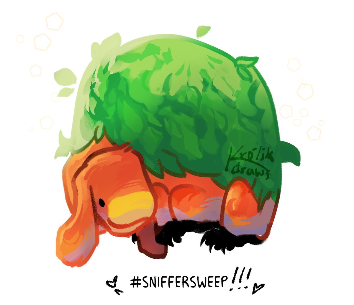 KrolikDraws's tweet photo. #SNIFFERSWEEP Sniffer! Baby boy baby! Love of my life! https://t.co/biOBZ0MTBK