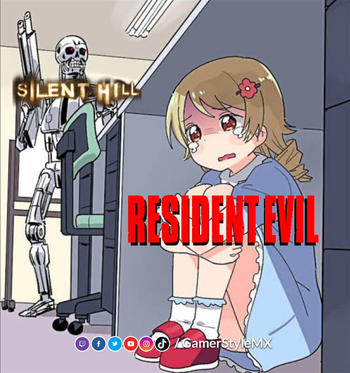 GamerStyleMX's tweet photo. Ahora sí despertó el Dios de los Survivor Horror...

A descargar la carpeta de memes de que volvió Silent Hill.

#SilentHill https://t.co/ERsBC4b7b3