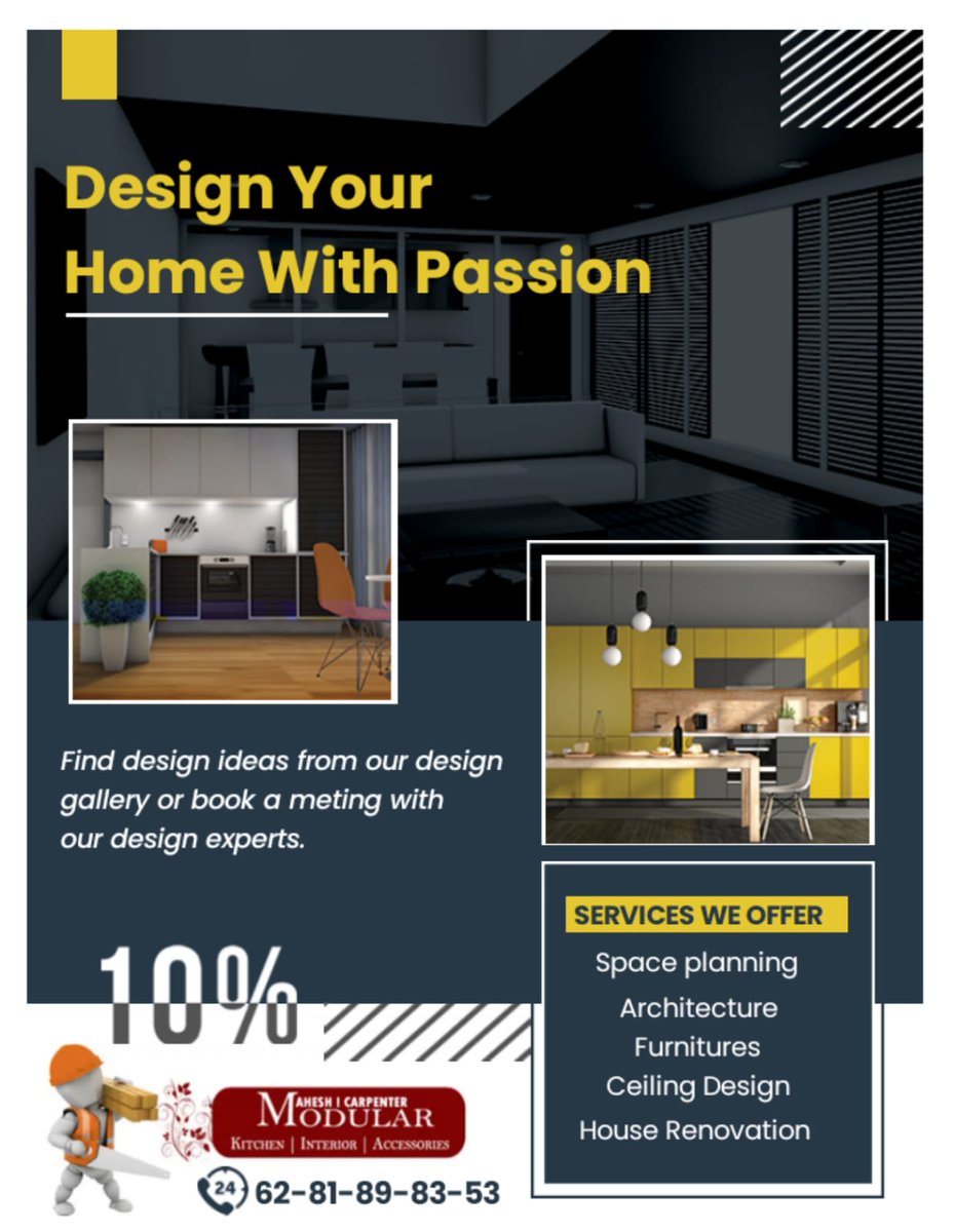 MaheshModular's tweet photo. Think finally achieving a crate, a #modularkitchen, #bedroomdecor, and your full #home's #interiordesign with #MaheshModularCarpenter's #BestCarpenterService.
#interiorcontractors #wardrobe #hyderabad #secunderabad #telangana #kichen #carpenter #bestcarpenter #topmodularkitchen https://t.co/aD2Tzfd2Y9