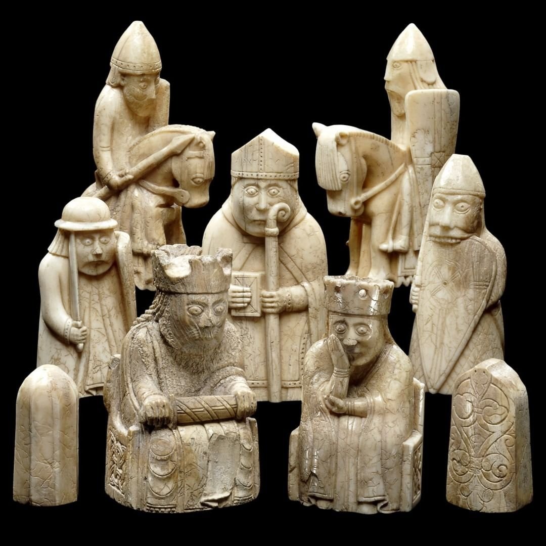 museums_org's tweet photo. These charismatic chess pieces are the Lewis Chessmen. Made in Scandinavia in the late 12th century, the skilfully carved chess pieces were found on the Isle of Lewis in Scotland around 1831.

#nft #culture #nftcollector #world #worldhistory #art #museums #Virtuality #Scotland https://t.co/6lKjJR3f5r