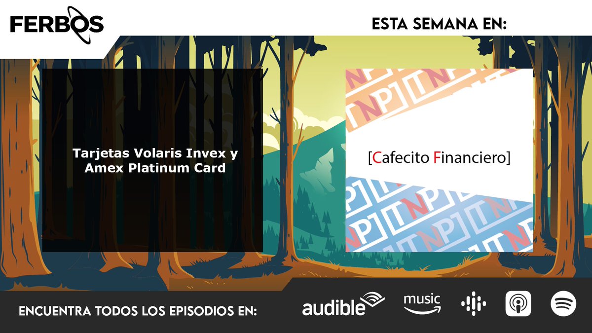 FerbosMedia's tweet photo. Hablando sobre Volaris @invextarjetas y la #AmericanExpress Platinum Card

https://t.co/Q0R10e6oSH https://t.co/JShoXuGzIv