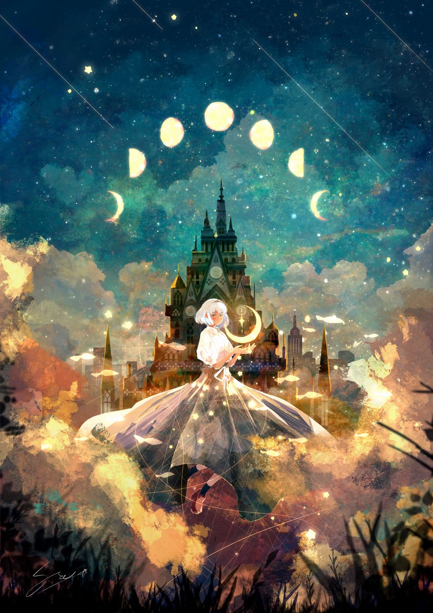Procreate's tweet photo. We had a hard time choosing just four of @atelier_umiyury's works to share. Her colour palettes, watercolor textures, and ability to bring wonder to everyday things are incredibly enchanting. 💫🌸 https://t.co/kuxe2jtx22