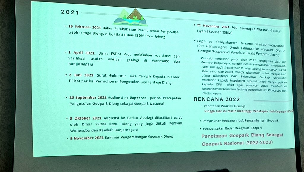 budparekrafjtg's tweet photo. Rapat Percepatan pengembangan Geopark Dieng di Kantor Setda @provjateng #GeoparkDieng #jatenggayeng #Dieng #Winosobo #Banjarnegara https://t.co/cBwbdEHypZ