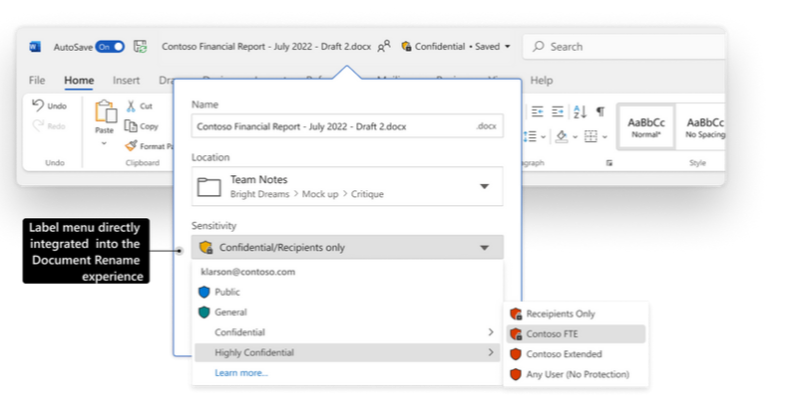 wirebytes's tweet photo. At Ignite, we showed off some pretty cool new capabilities!

- End-user experience enhancements 
- New trainable classifiers
- Credential SITs
- Co-authoring for mobile
- New labeling features in Office 
- Improved file type support

Full blog post can be found below: