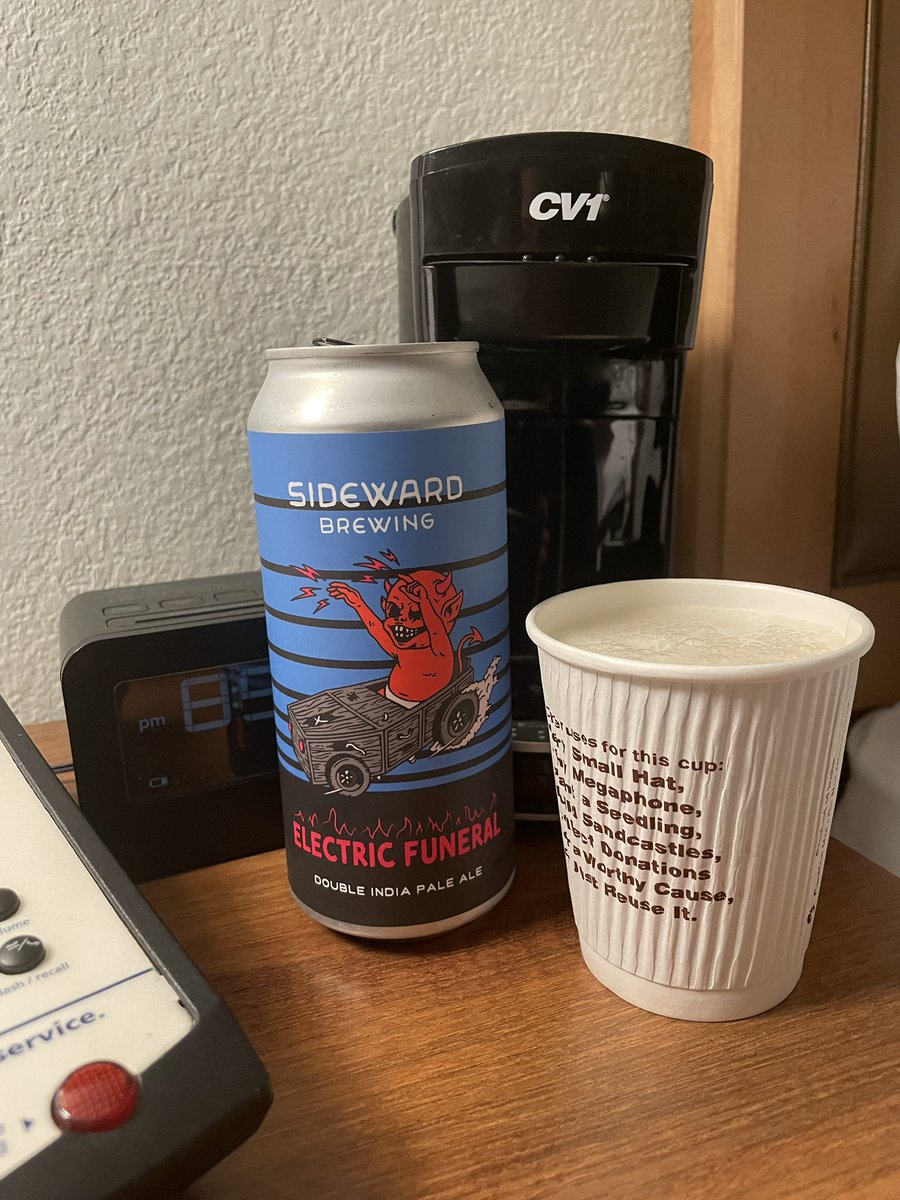 Hotel room beer. <a href="/SidewardBrewing/">Sideward Brewing Co</a> Orlando. 
The Real Orlando.
#BeerForStrangeClimates #CraftBeer