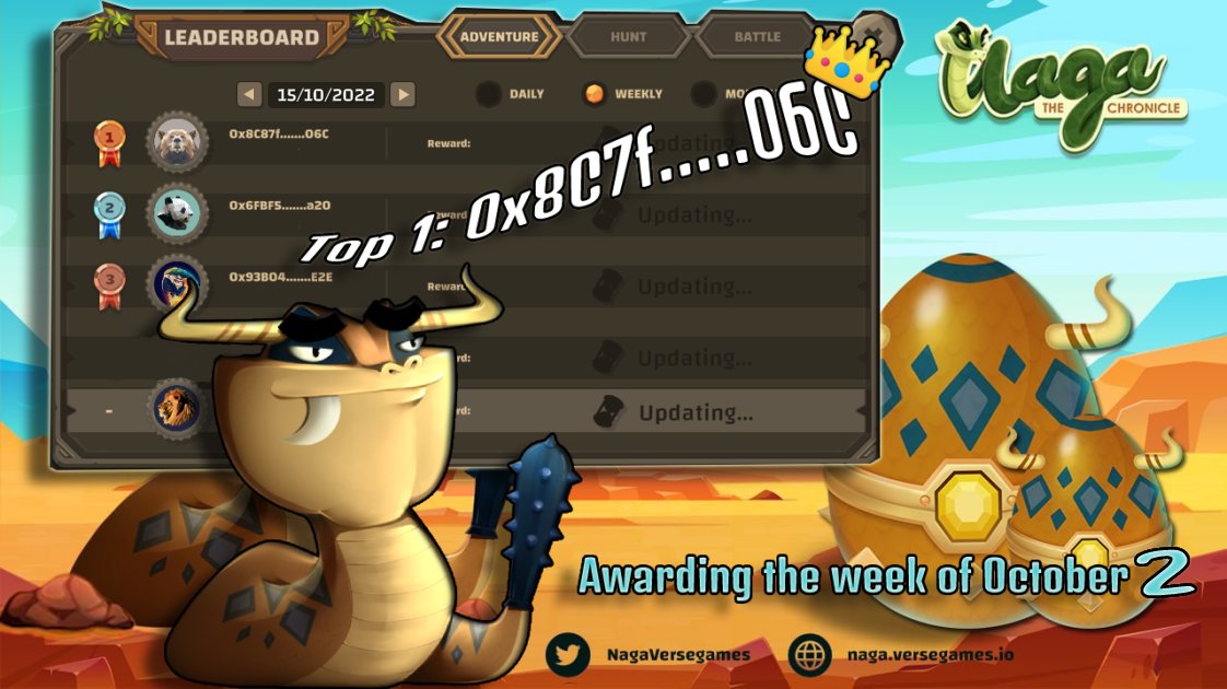 ✨✨✨ Awarding the week of October 2. ✨✨✨
Daily: Top1: 10,000 NIT Top2: 5,000 NIT Top3: 2,000 NIT
Week: Top1: 30,000 NIT Top2: 20,000 NIT Top3: 10,000 NIT
Month: Top1: Snake Legend (Either top 1 or nothing 😍😍😍)
⚡️⚡️⚡️Play now at play.versegames.io (BSC)