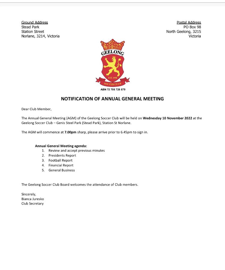 Geelong Soccer Club tweet media