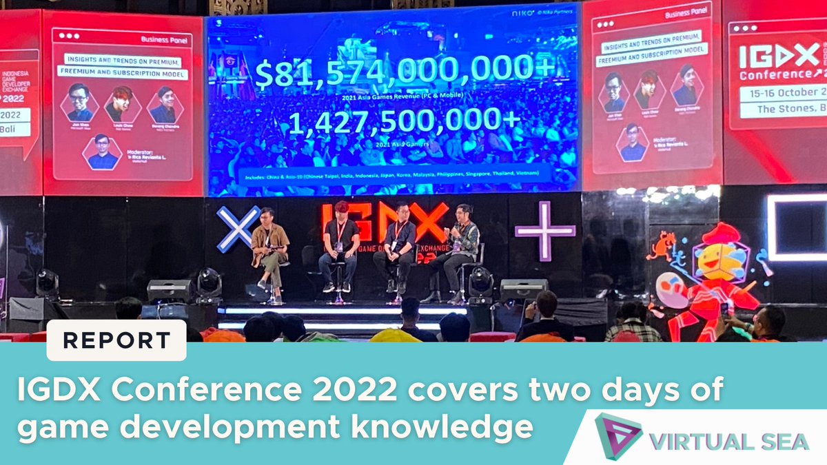 IGDX 2022 was a blast!🤯

We were there in Bali for you and summarized the two-day conference's most important findings on game development. (+ timestamps for the official video recording)

virtualseasia.com/igdx-conferenc…

#igdx2022 #igdxconference #indonesia #gamedev #indiedev @igdxID