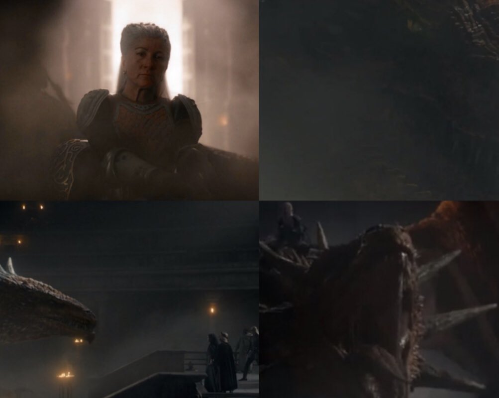 Targa_01's tweet photo. #HouseOfTheDragon 
ابرز احداث الحلقة التاسعة من ال التنين من الموسم الاول https://t.co/Yo1jynXo1B