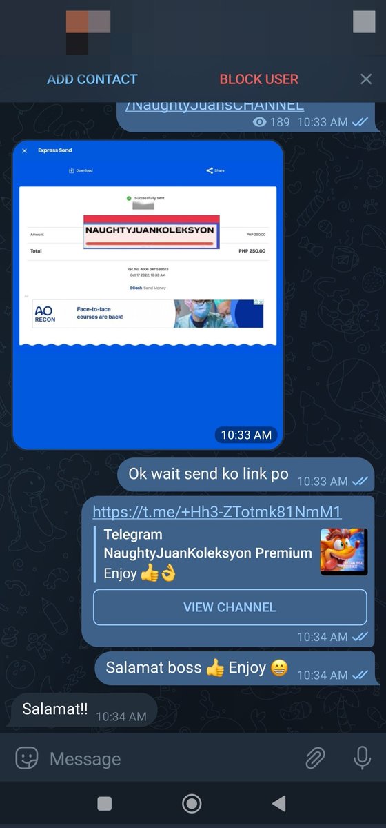 NJKoleksyon's tweet photo. Thanks For Availing 
NaughtyJuanKoleksyon Premium Channel Sir 👊
Enjoy 😁 https://t.co/GlNMbntuHo