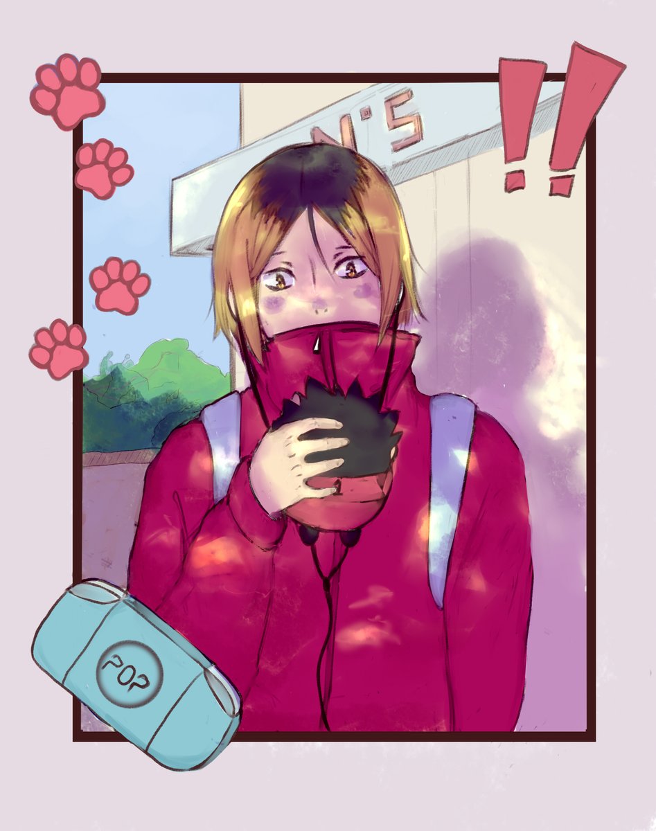 DadoJikan's tweet photo. comission draw of  Kenma from haikyuu :D https://t.co/uBbM5fti6P