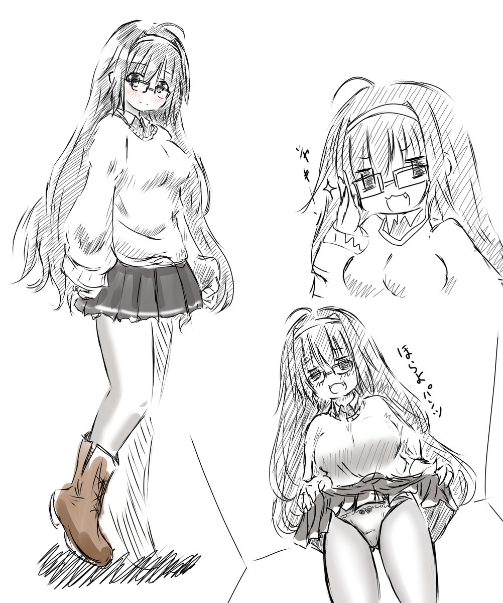 昨日夢の中で女体化してたから忘れないうちに出来る限り描き起こしてみた
たまに変な夢見るよね 