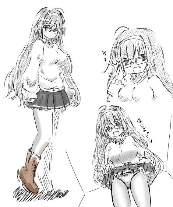 昨日夢の中で女体化してたから忘れないうちに出来る限り描き起こしてみた
たまに変な夢見るよね 