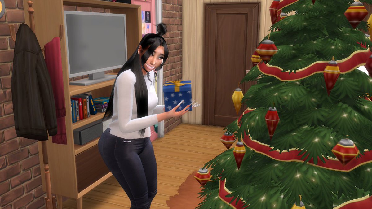 PrettyReaper93's tweet photo. Christmas Day! Gifts on top of gifts! #TheSims4 #TheSims4CC #ModTheSims4 #UrbanSims #UrbanFamily https://t.co/Dq8AZA4KP1