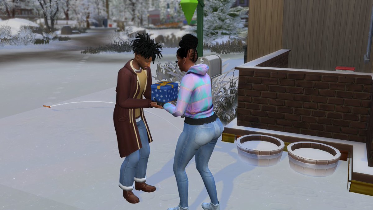 PrettyReaper93's tweet photo. Christmas Day! Gifts on top of gifts! #TheSims4 #TheSims4CC #ModTheSims4 #UrbanSims #UrbanFamily https://t.co/Dq8AZA4KP1
