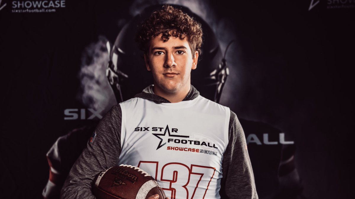 6starfootballKS's tweet photo. Six Star Showcase standout @EthanCurran23 is having a big year on the edge.  The top speed OLB prospect has 51 tackles and is a hot prospect from Shawnee Mission East.
https://t.co/Bj8yvhJPzY https://t.co/aZ9EteymC8