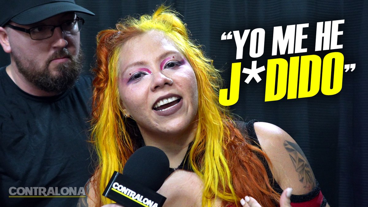 Contralona's tweet photo. ÚLTIMA HORA | @yaidepr: "Yo he tenido que JOD*RME para ser LUCHADORA, he sido DESPRECIADA, no como TÚ"

OBSÉRVALO AQUÍ ▶️ https://t.co/fMPU6uTyGx

'La Brava' #Yaide SE EXPRESA FUERTEMENTE sobre sus recientes situaciones en la #LuchaLibre. https://t.co/v546l6debA