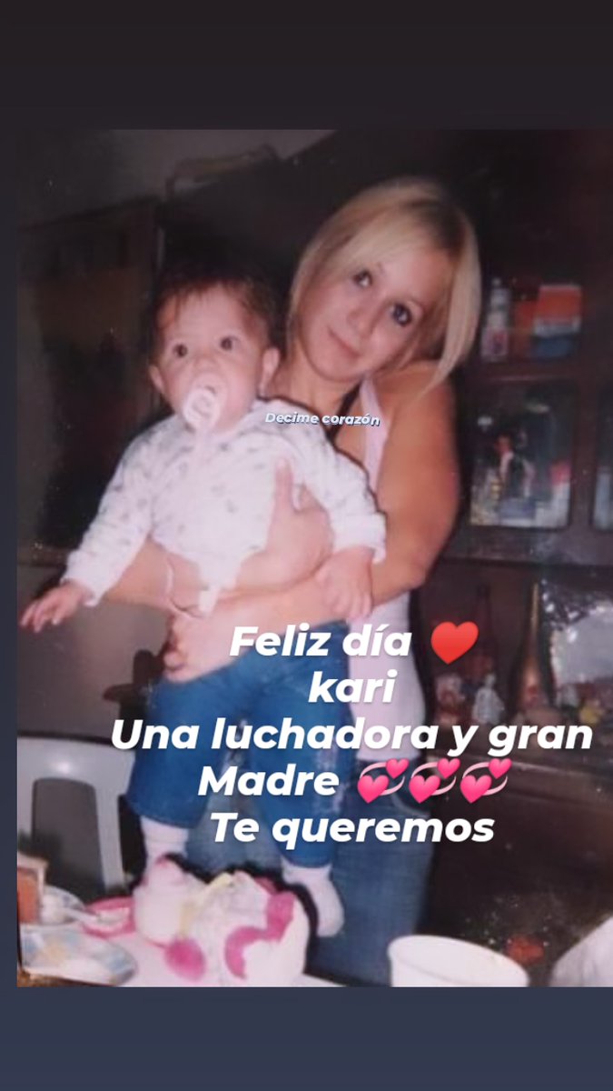 Decime_corazon's tweet photo. Feliz día ka 💞 una gran mamá !!! siempre con uds 😍 tkm @kari_prince https://t.co/LWC5gmvxVQ