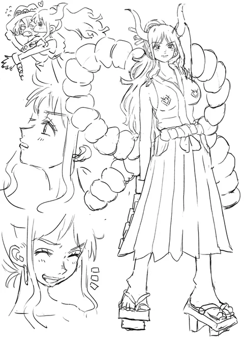 自分絵でも練習してマス…💦 