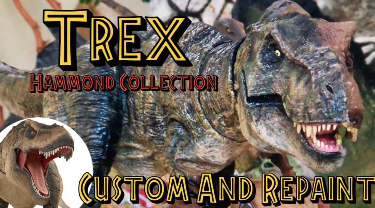 JurassicRepaint's tweet photo. NEW VIDEO!
Hammond Collection Trex
Custom &amp; Repaint 🦖 

https://t.co/KCT0Ci9bTW

#jurassicpark #Trex #tyrannosaurusrex #tyrannosaurus #jurassicrepaints #stanwinston #stanwinstonstudio #animatronic https://t.co/xH2nQfBJsM