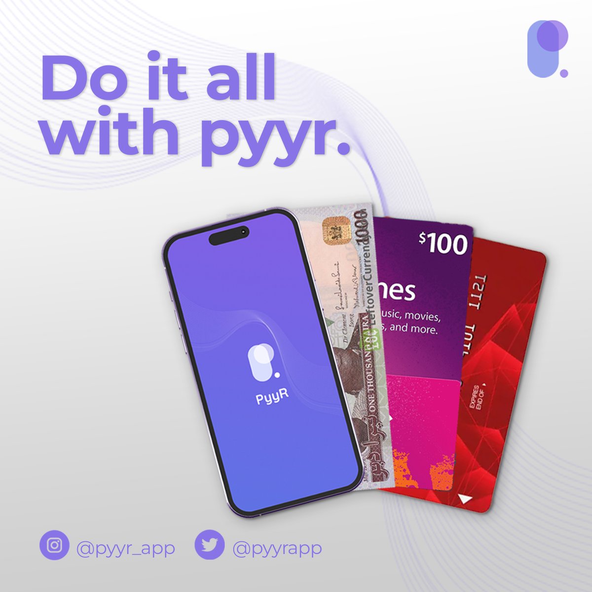 Pyyr (@pyyrapp) on Twitter photo take charge of your finance today and be your own bank with Pyyr 💪
coming soon! take charge of your finance today and be your own bank with Pyyr 💪
coming soon!